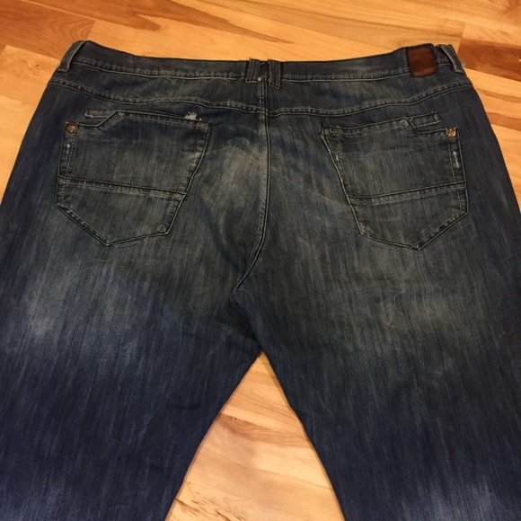 Denim Jeans Big & Tall Mens Relaxed Distressed - Picture 8 of 8